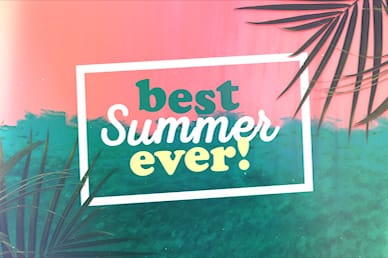 Best Summer Ever Church Motion Graphic