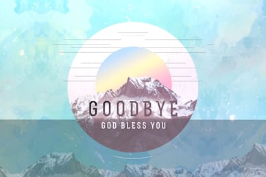 Peaks & Valleys Goodbye Motion Graphic