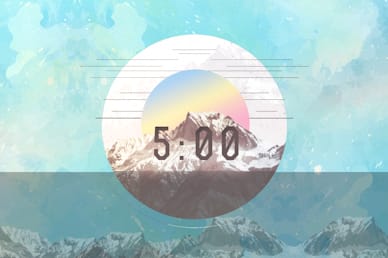 Peaks & Valleys Countdown Motion Graphic