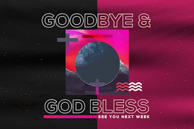 Night of Worship Church Event Goodbye Video Loop