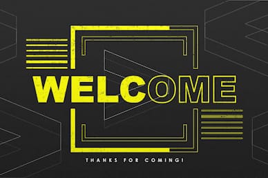 We > Me Welcome Motion Graphic