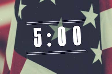 Veterans Day Countdown Church Motion Graphic