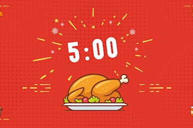 Holiday Food Drive Church Countdown Video
