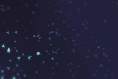 Worship Triangles Deep Blue Teal Specks Video Loop