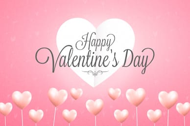 Valentine's Day Title Church Motion Graphic