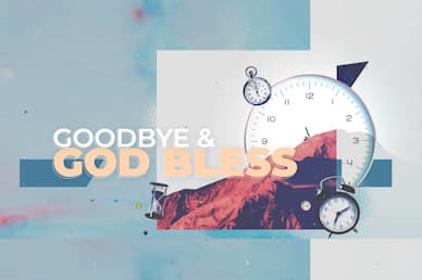 Spring Forward Daylight Savings Goodbye Church Motion Graphic