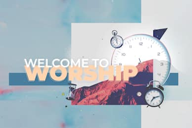 Spring Forward Daylight Savings Welcome Church Motion Graphic