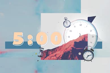 Spring Forward Daylight Savings Countdown Timer