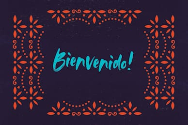 Cinco De Mayo Purple Welcome Church Motion Graphic