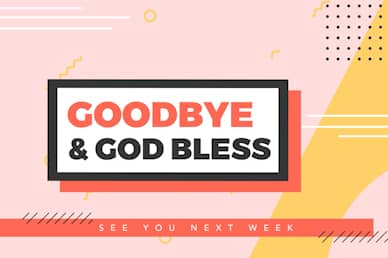 Serve Sunday Goodbye Church Motion Graphic