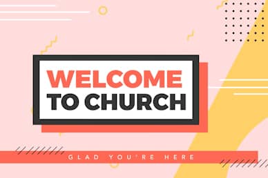 Serve Sunday Welcome Church Motion Graphic