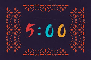 Cinco De Mayo Purple Countdown Church Motion Graphic