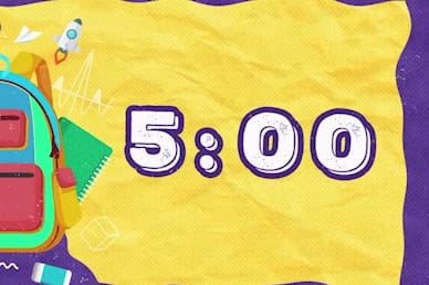 Back To School Yellow Countdown Video