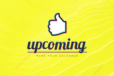 Influencer Yellow Upcoming Church Video