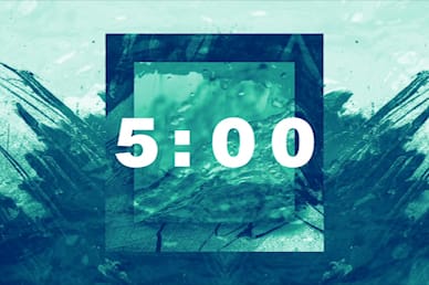 Baptism Sunday Green Countdown Church Video