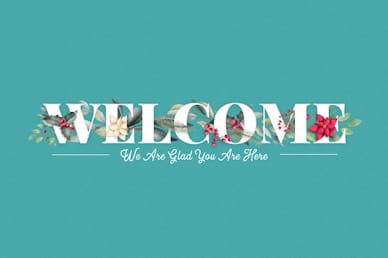 Simply Christmas Welcome Church Video