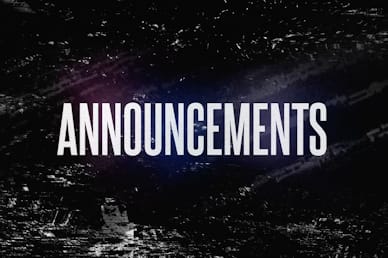 Triggered Church Media Announcements