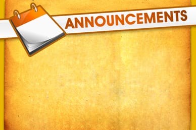 Church Announcements Video Splash Screen Loop