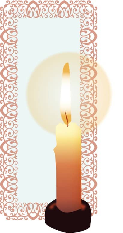 Mirror Image Candle