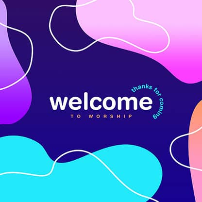 Neon Blob Collection: Social Media Graphics