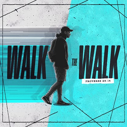 Walk the Walk: Social Media Graphic