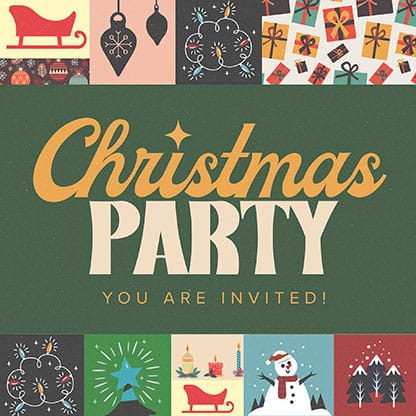 Christmas Party: Social Media Graphics
