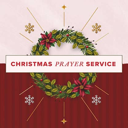 Christmas Prayer Service: Social Media Graphics