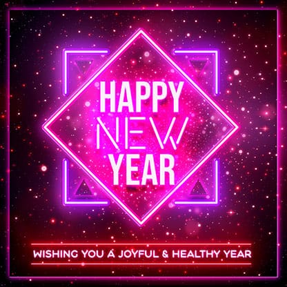 Happy New Year: Social Media