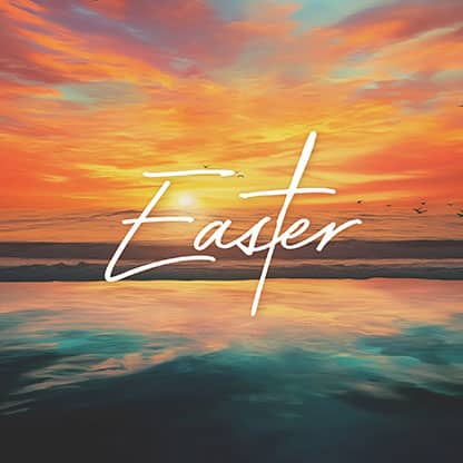 Easter Morning Sunrise: Social Media Graphics