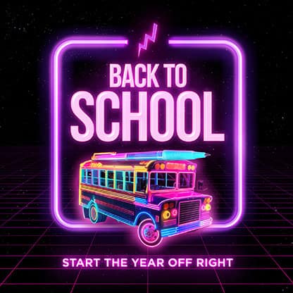 Back To School: Social Media Graphic
