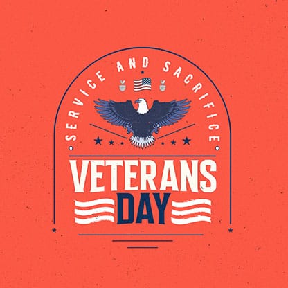 Service And Sacrifice: Social Media Graphic
