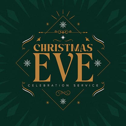 Christmas Eve Green: Social Media Graphic