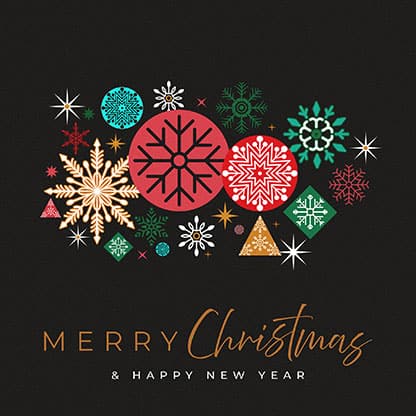 Merry Christmas & Happy New Year: Social Media Graphic