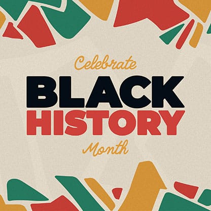 Black History Festive Shapes: Social Media Graphics