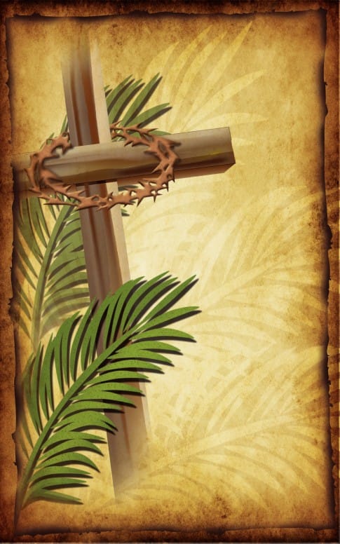 Palm Sunday Church Bulletin Cover