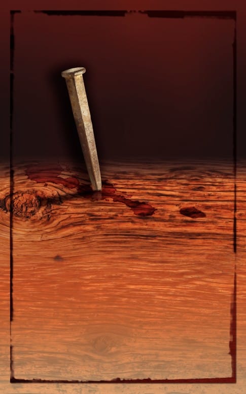 Wooden Cross Church Bulletin Cover