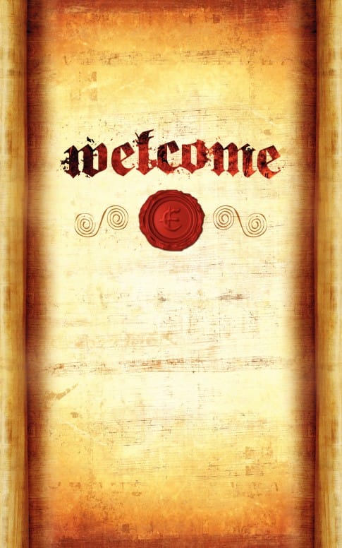 Antique Paper Bulletin Cover