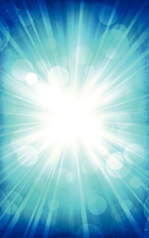 Blue Rays Church Bulletin Cover