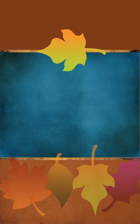 Fall Leaves Bulletin Template