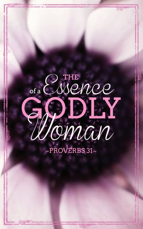 Godly Woman Church Bulletins