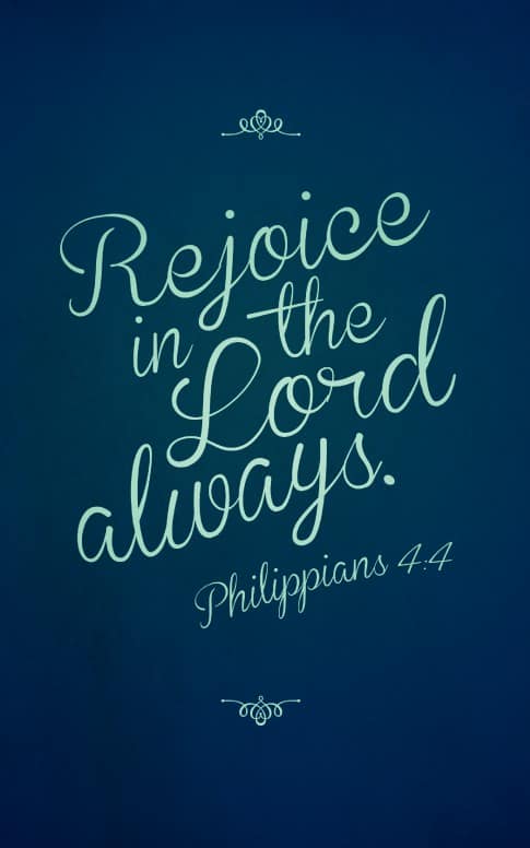 Rejoice in the Lord Religious Bulletin