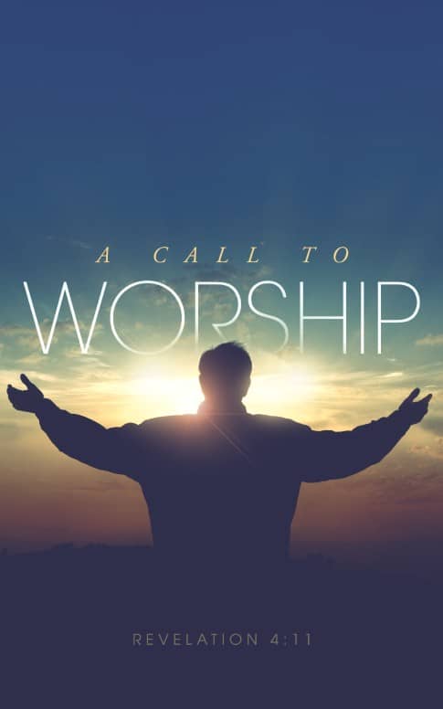 A Call to Worship Christian Bulletin