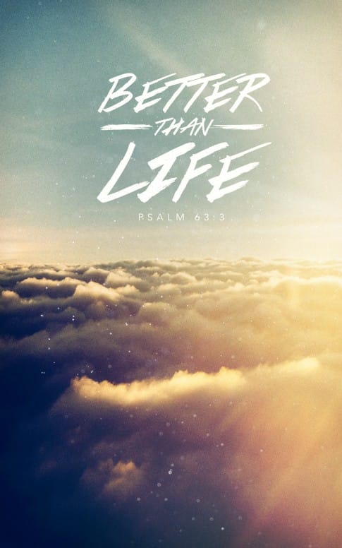 Better Than Life Church Bulletin