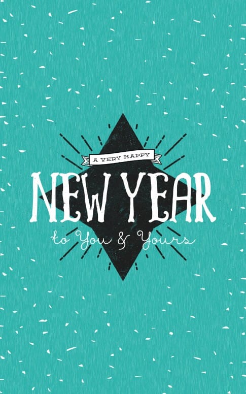 New Year's Greeting Church Bulletin