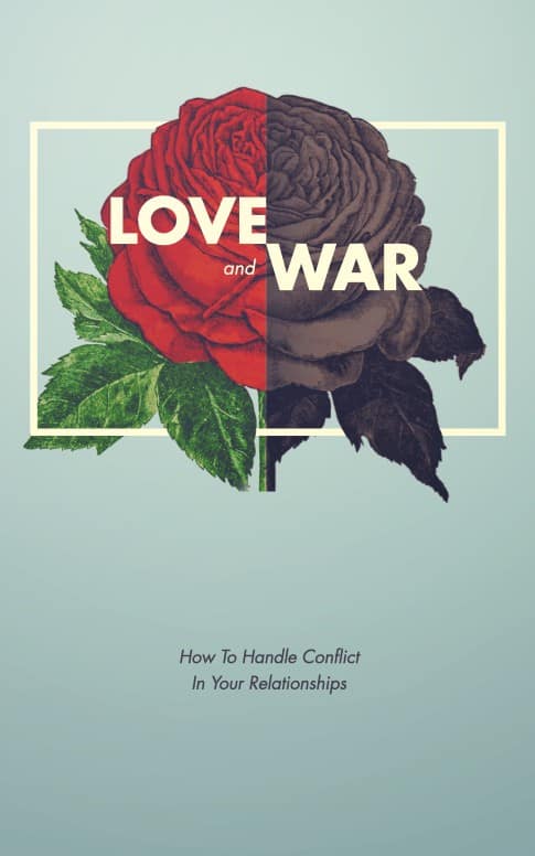 Love and War Christian Marriage Church Bulletin