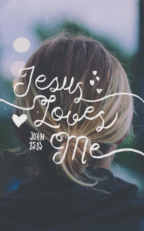 Jesus Loves Me Christian Bulletin
