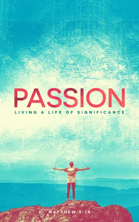 Passion For God Church Bulletin