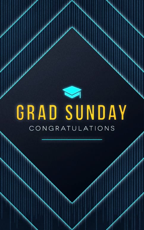 Graduation Sunday Church Bulletin Cover