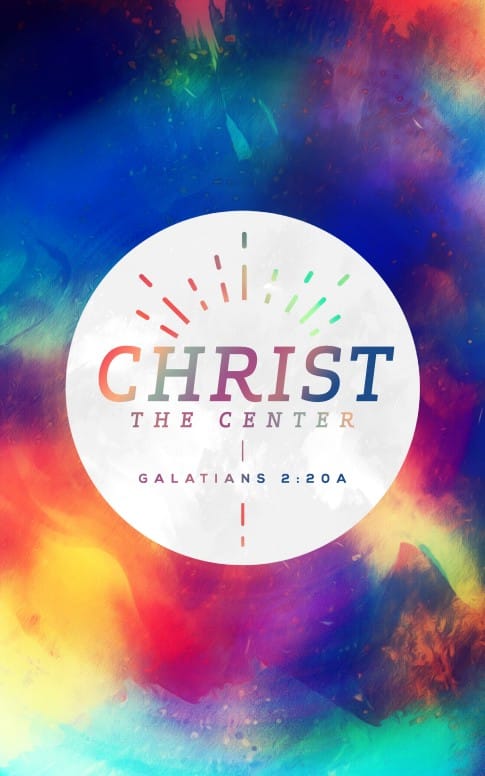 Christ the Center Church Bulletin Cover