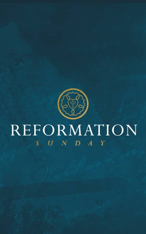Martin Luther Reformation Day Bulletin Cover